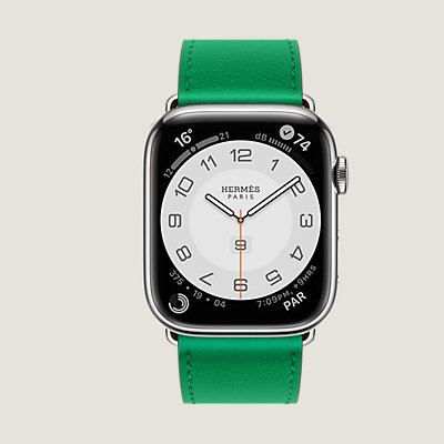 Space Black Series 8 case & Band Apple Watch Hermes Single 